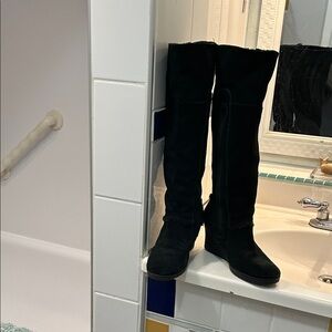 Black Knee-High Boots